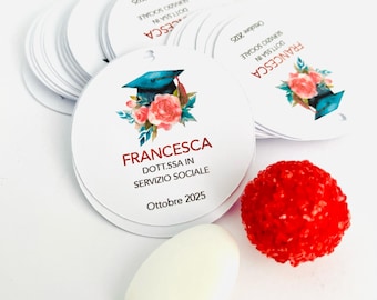 Etiquetas para recuerdos de graduación / Recuerdos de graduación / Etiquetas de graduación