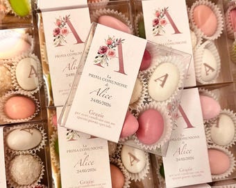 Cajas de confeti para regalos / Comunión / Recuerdos de comunión / Cajas de bautismo