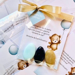 Birth confetti sachets / Birth favors / Baby shower confetti holder / Baptism favours