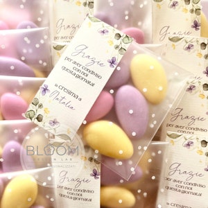 Bustine confetti comunione e cresima / Bomboniere comunione e cresima / Porta confetti comunione e cresima