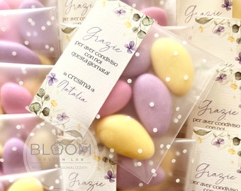 Confetti bags for first communion and confirmation / Confetti favors for first communion and confirmation / Confetti holders for first communion and confirmation