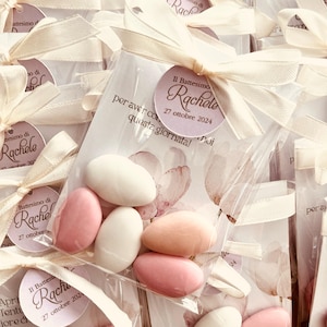 Birth confetti sachets / Birth favors / Baby shower confetti holders / Baptism favors
