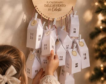 Calendario de Adviento de Navidad para niños / Navidad / Regalo personalizado / Navidad 2026