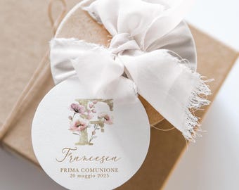 Etiquetas para recuerdos / Etiquetas iniciales / Tarjetas de confirmación / Tarjetas de comunión / Etiquetas para recuerdos de cumpleaños