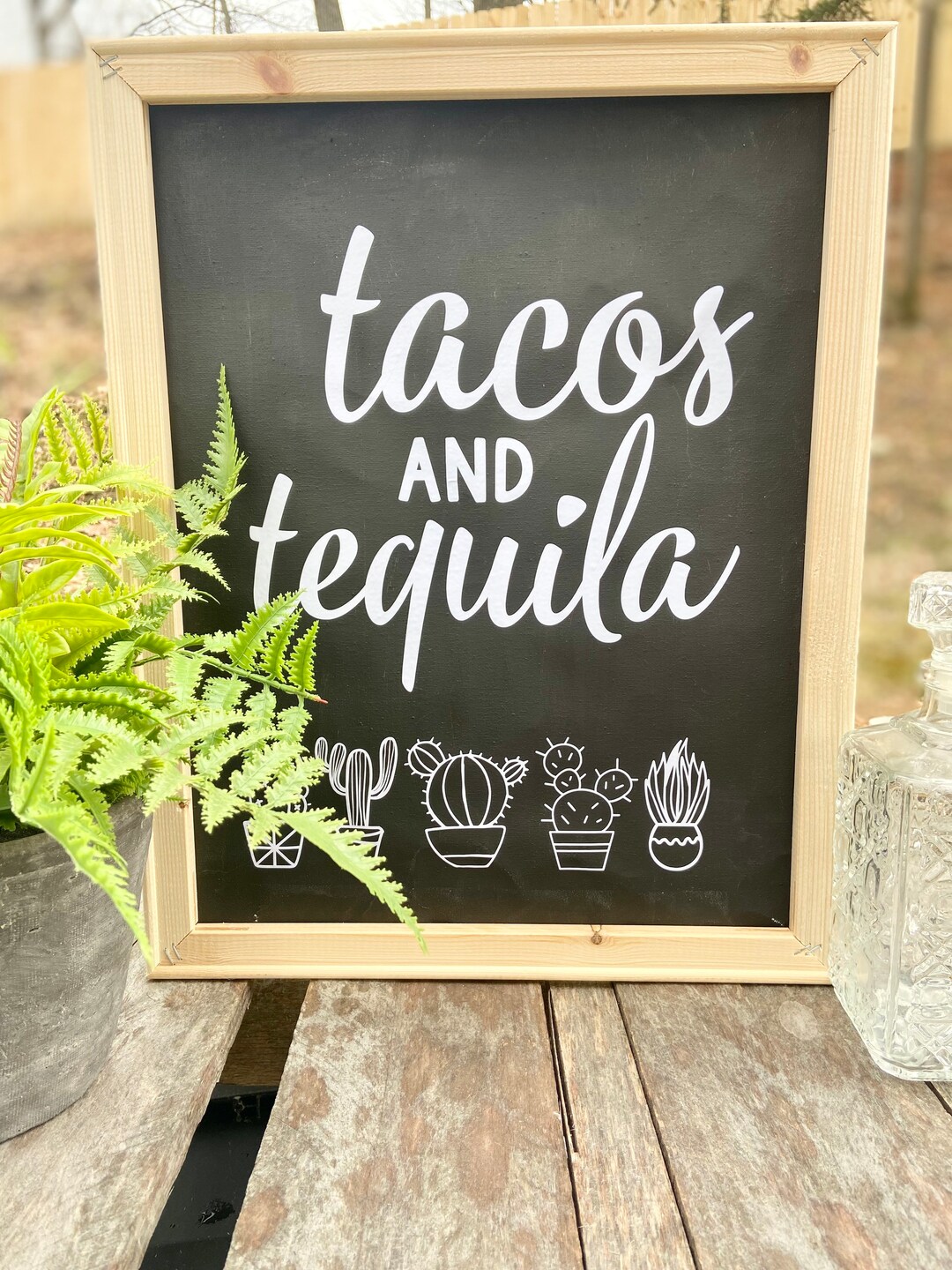 Tacos and Tequila Party Sign, Fiesta Decor, Taco Tuesday Decorations ...