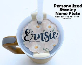 Personalized Acrylic Name Plate for Stanley 40 oz Tumbler