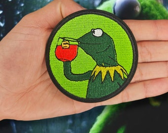 Kermit - "But that's none of my business" Meme patch