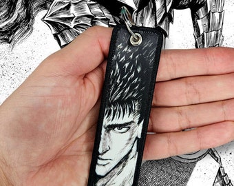 Berserk - Embroidered Guts keychain/bookmark/Jet tag