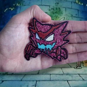 GENGAR Pokemon Go 3 Embroidered Sew/Iron-on Patch Shadow Ghost Pokémon  Applique Badge