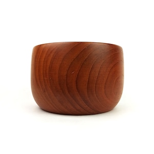 Teak Schüssel, Schale, Karl holmberg, Akta signiert, 1960