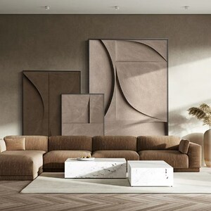 Wabi Sabi Abstract Geometric Canvas