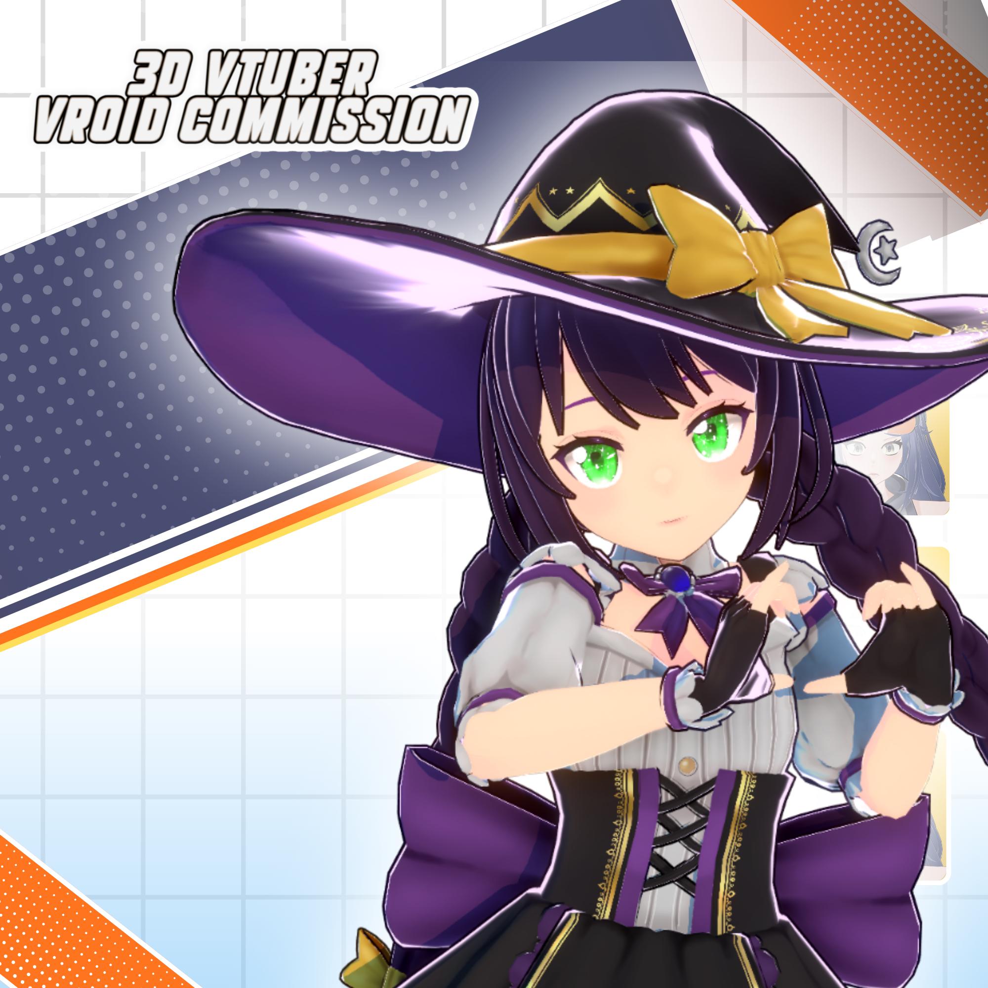 Custom Vroid Avatar Anime Commission, Vrchat Ready VRM Character ...