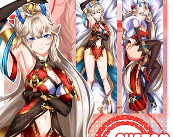 Custom Dakimakura Commission | Anime Body Pillow Cover | Furry Character Artwork (Printable Files)
