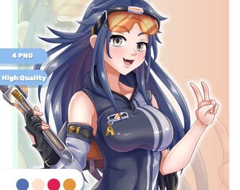 Custom PNGtuber Avatar: Talking and Blinking Anime Model for Streamers