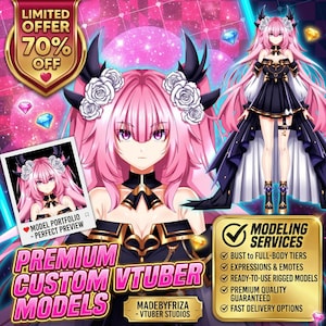 Custom Live2D Anime-avatar voor Serieuze Creators