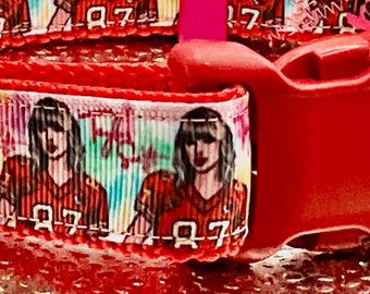 Kansas City Chiefs adjustable Dog Collaror #87 Swifty Collar