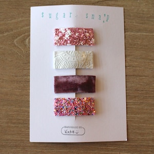 Hair clips- Winter pack