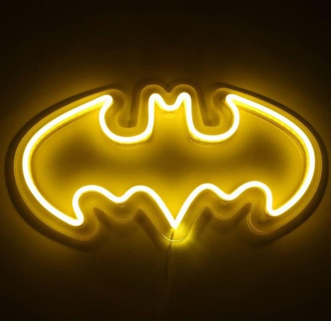 Batman Neon Sign Decoration - Etsy