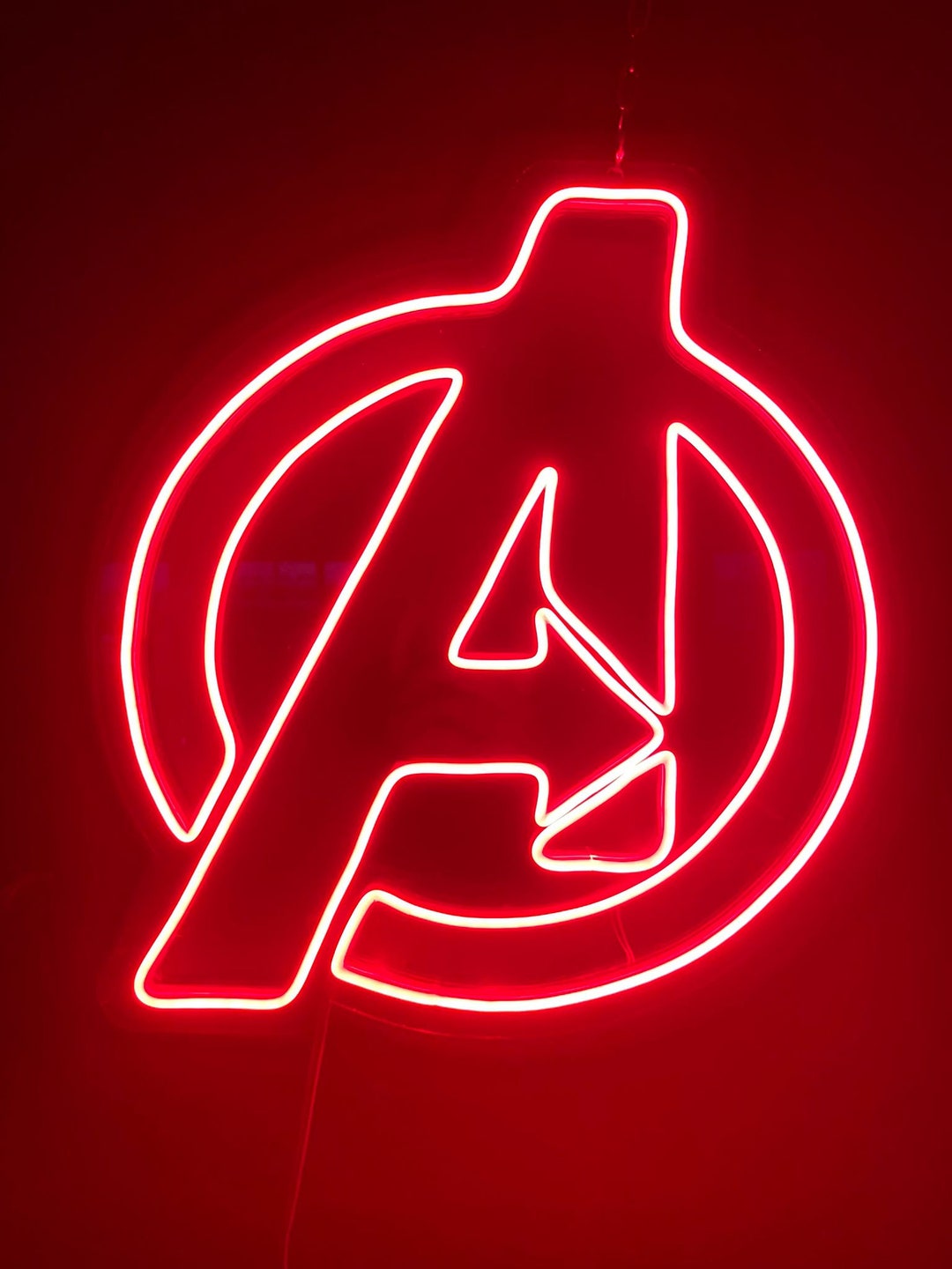 Avengers Neon Sign Avengers Neon Light LED Neon Sign Etsy