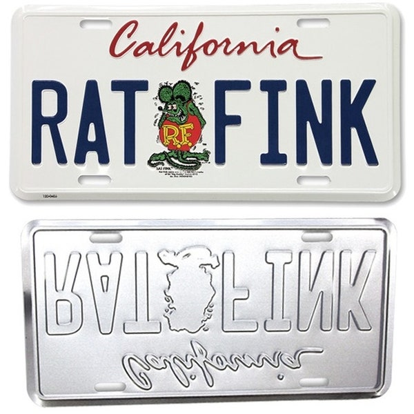 Rat Fink License Plate