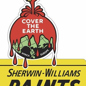 Vintage Sherwin Williams Paint Sign - Etsy