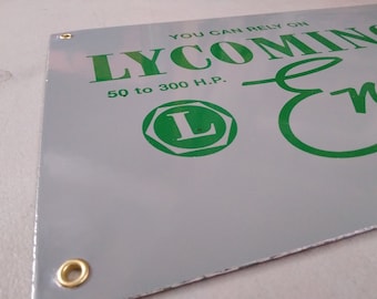 Lycoming Engines Porcelain Sign