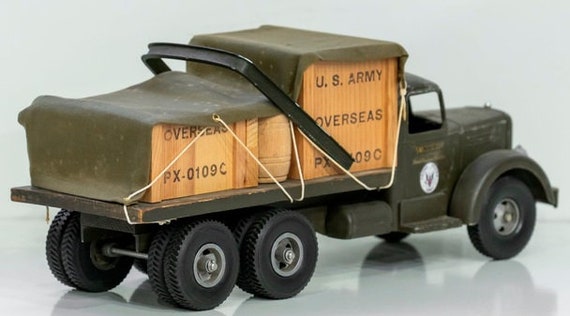 【メーカー直売】の商品をすべて Truck Mack Army US Smith-miller With Etsy - 1950's Circa Crates その他