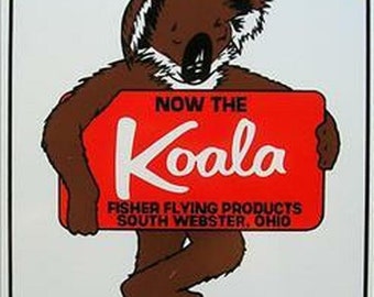 Koala Porcelain Sign