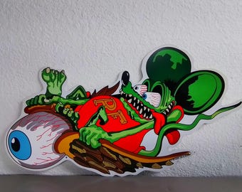 Rat Fink on Flying Eye 16