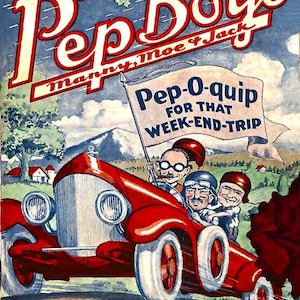 Pep Boys Advertising Metal Sign - Etsy