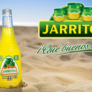Jarritos Beach Metal Sign