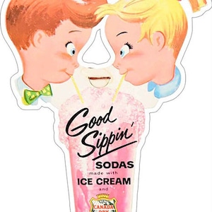 Good Sippin&#39; Soda Laser Cut Metal Advertising Sign