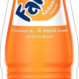 Fanta Laser Cut Bottle Metal Sign