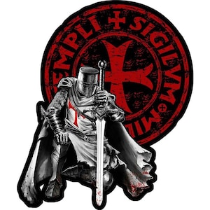 Knights Templar Fraternal Laser Cut Metal Sign