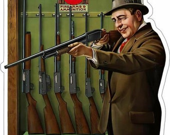 Remington Firearms Metal Advertising Sign