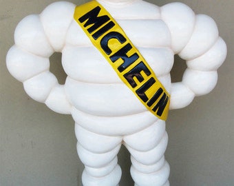 Michelin Man Fiberglass Statue 37" Tall