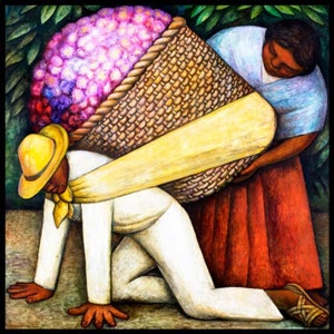 The Original Flower Vendor 1935 By Diego Rivera