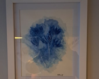 Pintura azul