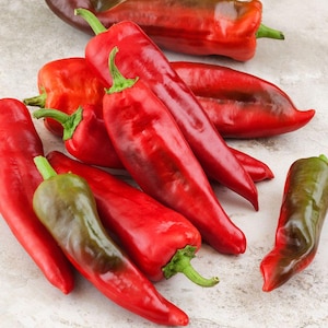 Barker Hot, Hot Pepper, Heirloom Garden Seeds Naturally Grown Open Pollinated Gardening Non-GMO Anaheim type pepper 15,000 – 30,000 shu