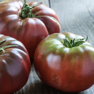 Black Brandywine, Beefsteak Tomato, Organic Heirloom Garden Seeds - Non-GMO, Open Pollinated Vegetable Seed Packets for Container Gardening