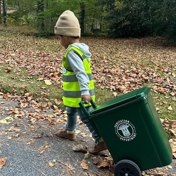 Kids Trash Can Custom Kids Trash Toddler Montessori Practical Life Kids Garbage Can Child Trash Truck Mini Trash Can Gift