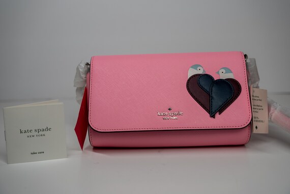 Buy Authentic Kate Spade Small Flap Crossbody Love Birds Online in India -  Etsy