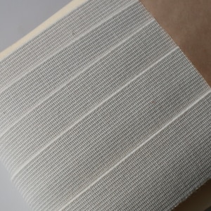 Organic waistband 1&quot; 25mm, STRONG woven waistband, natural or black cotton elastic
