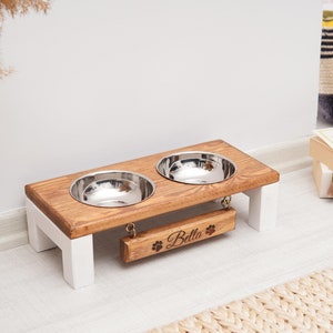 Buy Wholesale China Green Ceramic Cat Dog Bowl Dish With Wood Stand No  Spill Pet Food Water Feeder Cats Small Dogs & Pet Bowl at USD 2.99