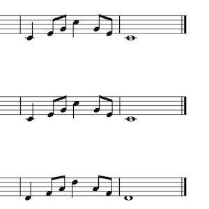 Major Scales, Bass Clef, Printable Music Scales, Music Staff Paper ...