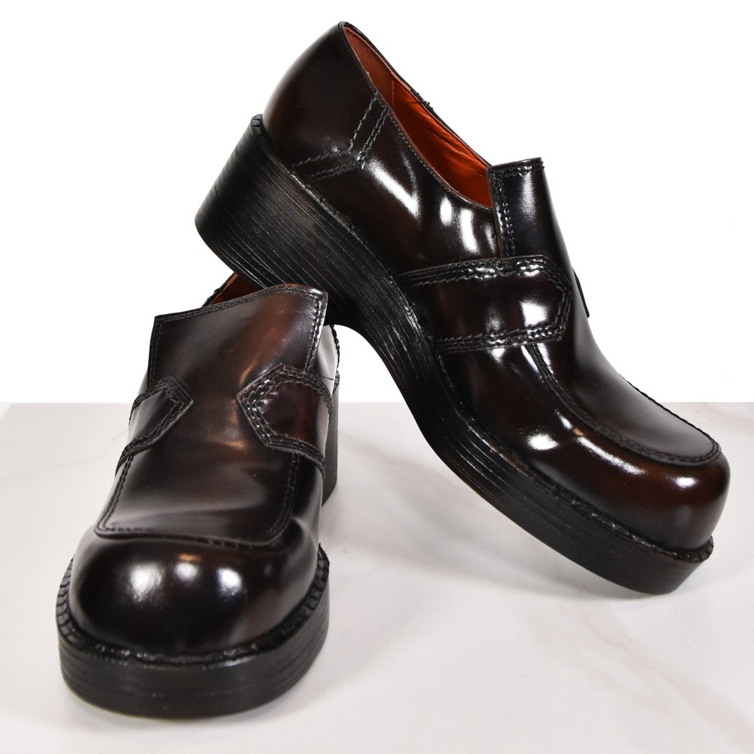 mens platform shoes 70s