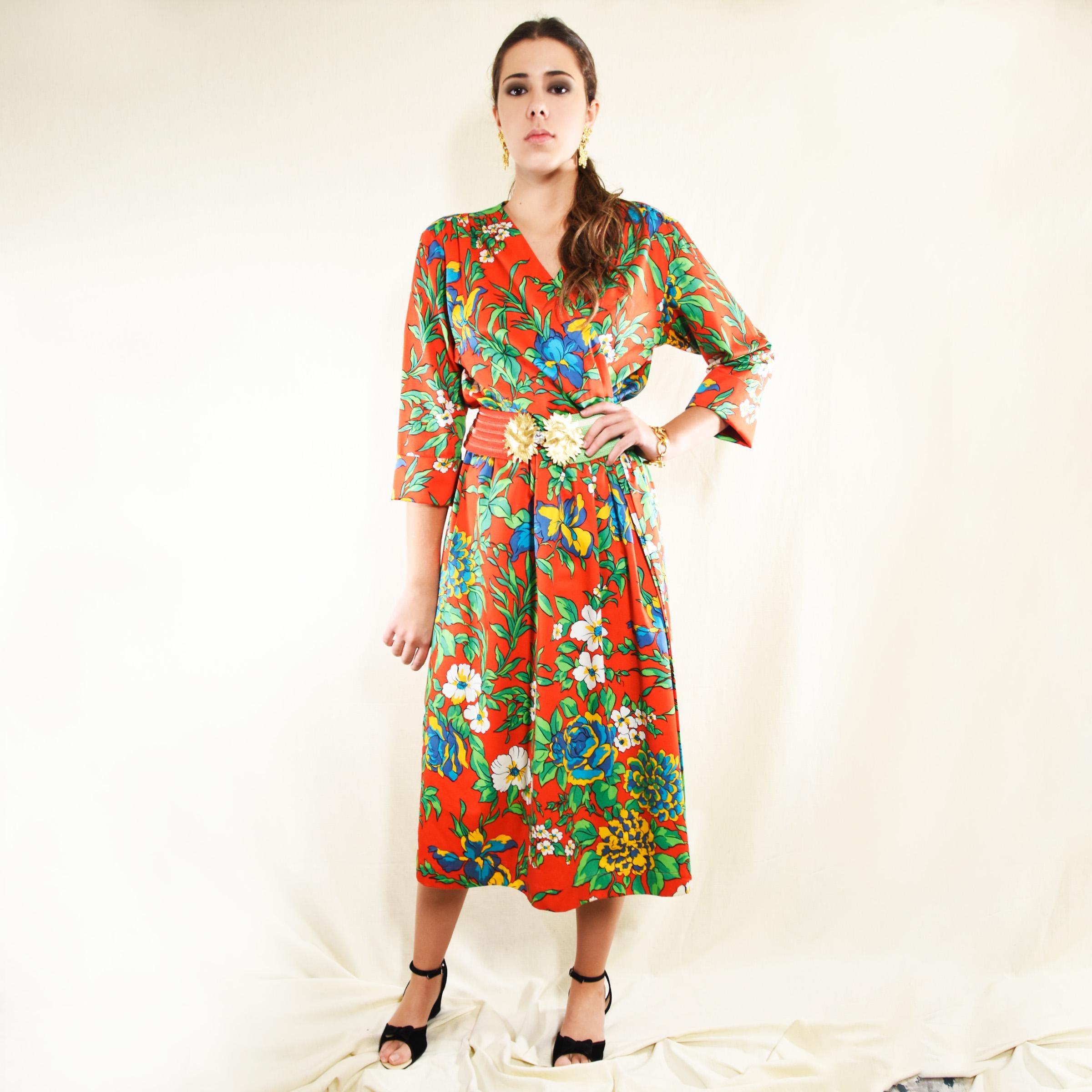 Ysl Floral Dress - Etsy