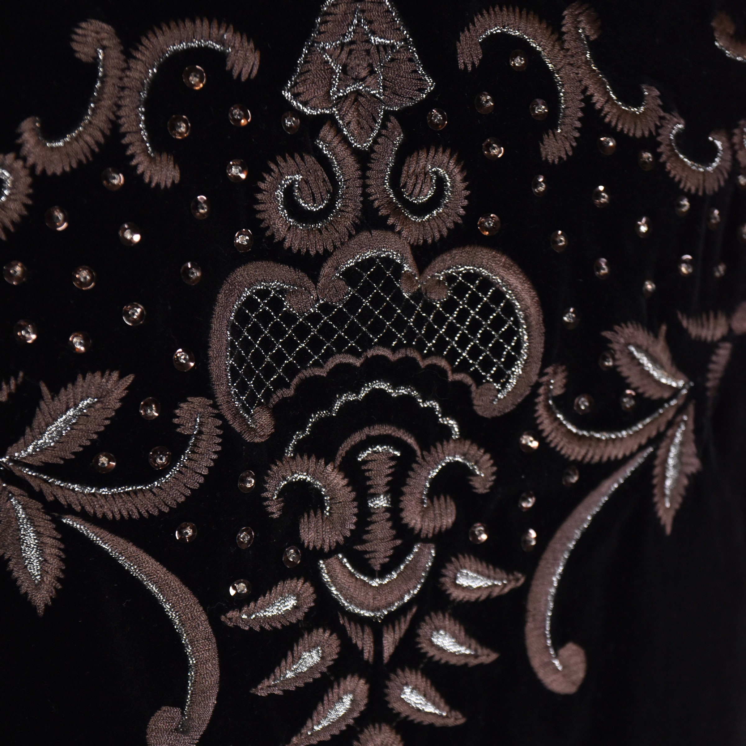 Vintage ESCADA Velvet Blazer: 90s Embroidered Sequin Jacket - Etsy