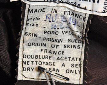 Vintage YSL Suede Capri Pants: 70s Yves Saint Laurent Rive Gauche