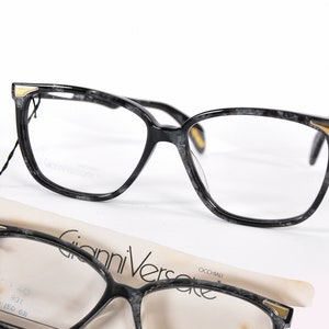 GIANNI VERSACE glasses. Glasses from the 80&#39;s. New vintage VERSACE glasses with label.